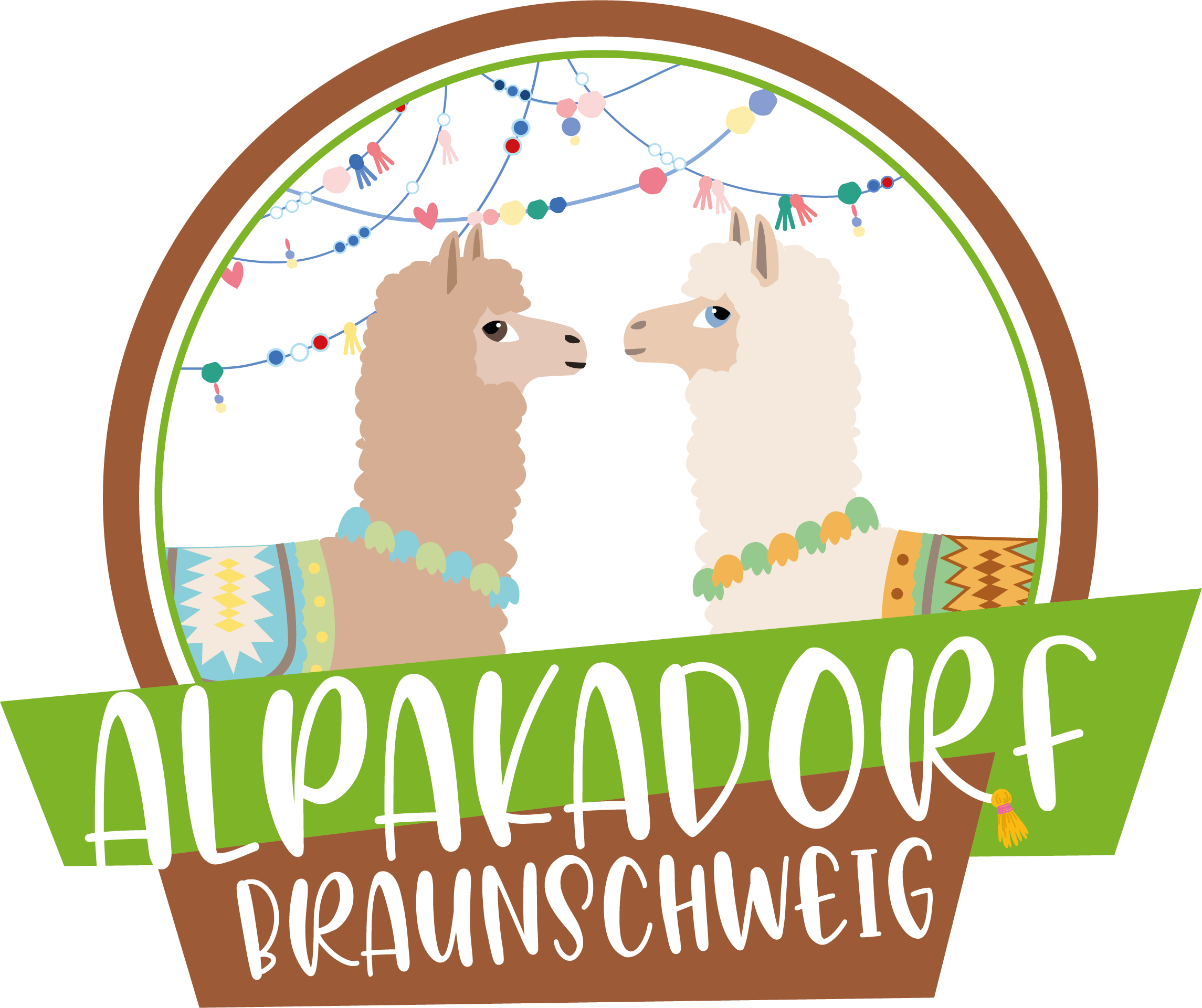 Flauschiger JGA Alpakadorf Braunschweig